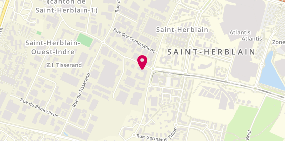 Plan de MAAF Assurances ST HERBLAIN, 1 Rue du Charron, 44800 Saint-Herblain