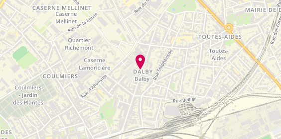 Plan de Agence de Dalby, 72 Boulevard Ernest Dalby, 44000 Nantes