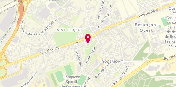 Plan de MAAF Assurances BESANCON ST FERJEUX, 83 Rue de Dole, 25000 Besançon