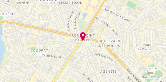 Plan de GMF Assurances NANTES RD PT DE PARIS, Rond Point de Paris
1 Rue Général Buat, 44000 Nantes