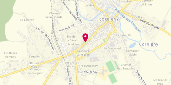 Plan de Cabinet Verger-Nicolle, 5 avenue Saint-Jean, 58800 Corbigny