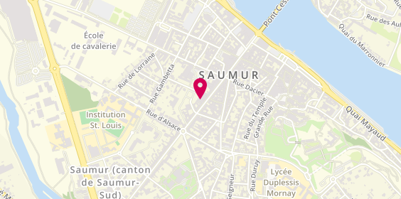 Plan de MAAF Assurances SAUMUR, 62 Rue d'Orléans, 49400 Saumur