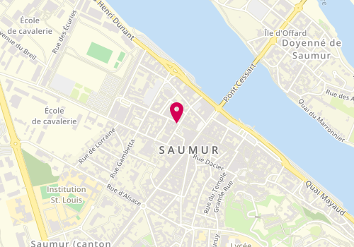 Plan de GMF Assurances SAUMUR, 29 Rue Saint-Nicolas, 49400 Saumur