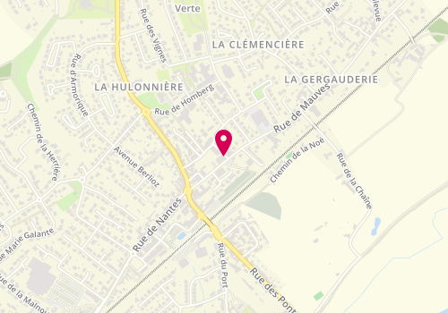 Plan de Groupama Loire Bretagne, 5 Rue de Mauves, 44470 Thouaré-sur-Loire