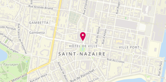 Plan de MAAF Assurances ST NAZAIRE, 1 Bis avenue de la République, 44600 Saint-Nazaire