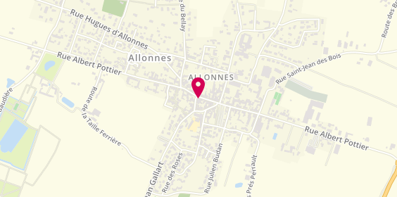 Plan de Agence Allonnes, 157 Rue Albert Pottier, 49650 Allonnes