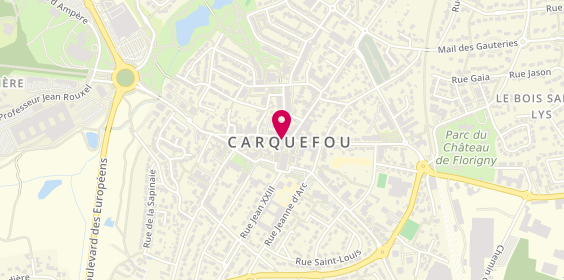 Plan de Agence de Carquefou, 2 place Saint-Pierre, 44470 Carquefou