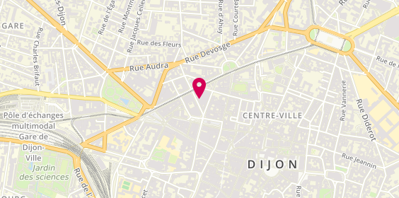 Plan de GMF Assurances DIJON CENTRE, 10 Rue du Temple, 21000 Dijon