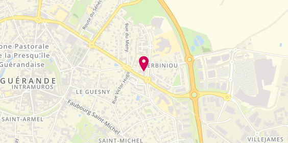 Plan de MAAF Assurances GUERANDE, 2 Rue de Kerbiniou, 44350 Guérande