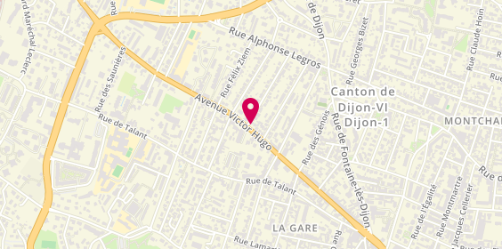 Plan de Abeille Assurances - Dijon Centre, 82 avenue Victor Hugo, 21000 Dijon