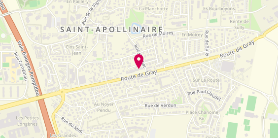 Plan de Caisse d'Epargne Saint Apollinaire, Centre Commercial
673 Route de Gray, 21850 Saint-Apollinaire