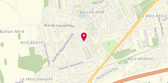 Plan de Caisse d'Epargne (Agence de Ballan Mire), 5F Boulevard Léo Lagrange, 37510 Ballan-Miré