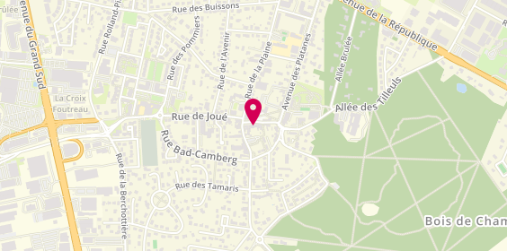 Plan de Aréas Assurances, 14 Rue de la Mairie, 37170 Chambray-lès-Tours