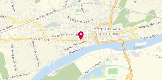 Plan de Axa, Montrichard 30 Rue Tours, 41400 Montrichard-Val-de-Cher