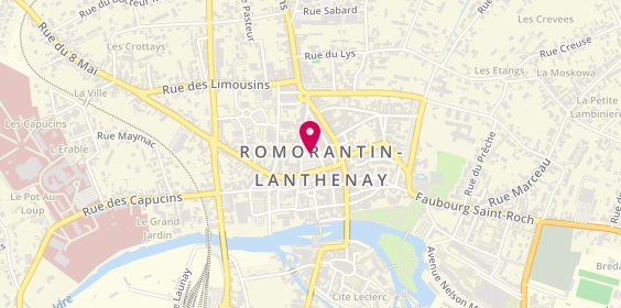 Plan de Agence de Romorantin l'Ecu, 9 Place Paix, 41200 Romorantin-Lanthenay
