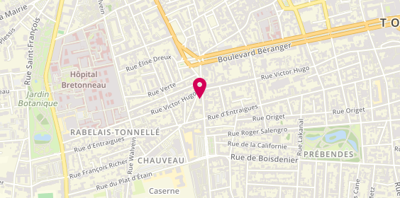 Plan de Gmsc, 31-33 Rue Giraudeau, 37000 Tours