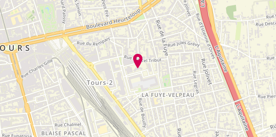 Plan de Allianz Vie, 8 Rue du Dr Denoyelle, 37000 Tours