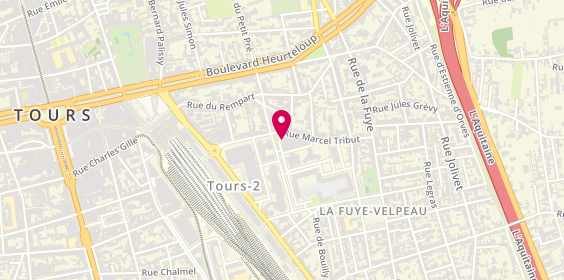 Plan de Aréas Assurances, 30 Rue du Dr Herpin, 37000 Tours