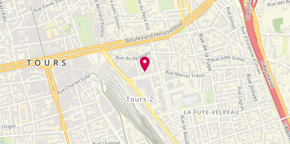 Plan de AXA, 24 Bis Rue Marcel Tribut, 37000 Tours