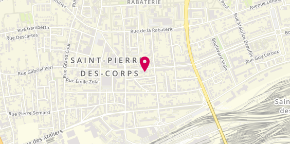 Plan de Caisse d'Epargne (Agence de Saint, 55 avenue de la République, 37700 Saint-Pierre-des-Corps