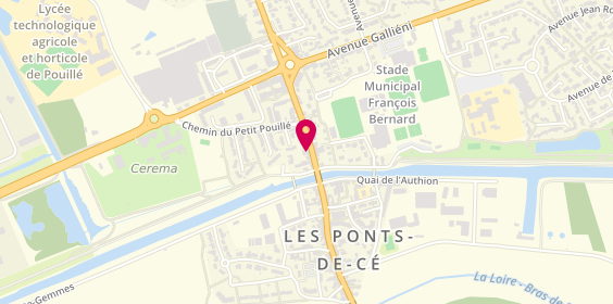 Plan de MAAF Assurances LES PONTS DE CE, 9 Rue David d'Angers, 49130 Les Ponts-de-Cé
