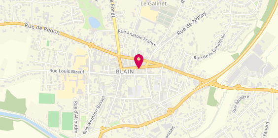 Plan de AXA Assurance et Banque HAMON Julien, 5 Rue de Nantes, 44130 Blain