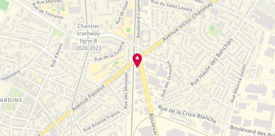 Plan de Matthieu BOISIAUD-Agent général Swisslife Angers, 4 Boulevard Gaston Birgé, 49100 Angers