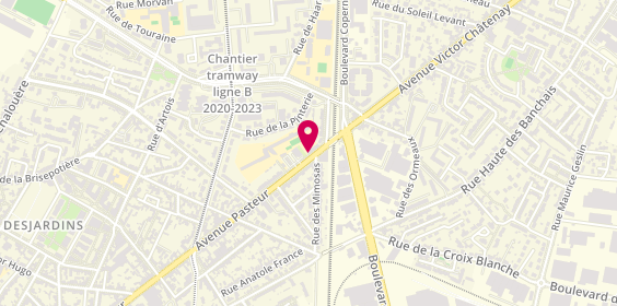 Plan de MAAF Assurances ANGERS PASTEUR, 289 avenue Pasteur, 49100 Angers