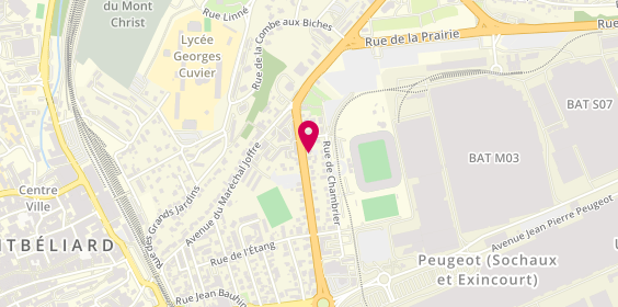 Plan de Axa Assurances, 15 avenue Chabaud Latour, 25200 Montbéliard