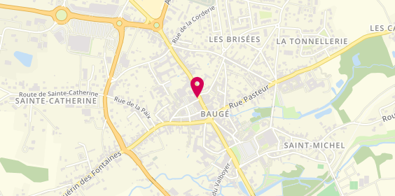 Plan de Mutuelle de Poitiers Assurances - Yves du PELOUX, 28 Rue Georges Clemenceau, 49150 Baugé-en-Anjou