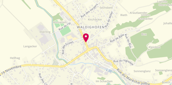 Plan de Agence Groupama Waldighofen, 30 Rue de la République, 68640 Waldighoffen