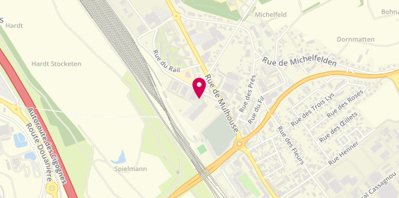 Plan de MACIF Assurances, 3 Rue des Entrepreneurs, 68300 Saint-Louis