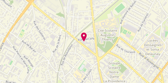 Plan de Mutualia, 19 avenue de Vendôme, 41000 Blois