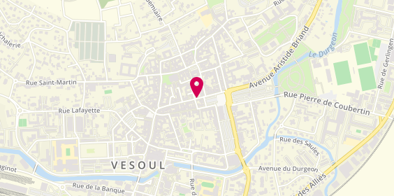 Plan de AESIO mutuelle, 41 Rue Georges Genoux, 70000 Vesoul