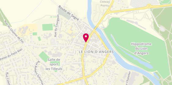 Plan de Caisse d'Epargne le Lion d'Angers, 18 Rue du Général Leclerc, 49220 Le Lion-d'Angers