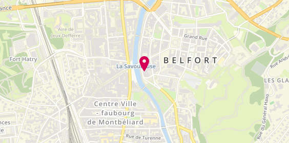Plan de GMF Assurances BELFORT, 5 Avenue du Marechal Ferdinand Foch, 90000 Belfort