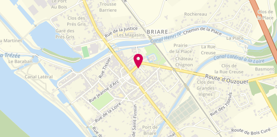 Plan de Agence Briare, 10 avenue du Marechal Leclerc, 45250 Briare
