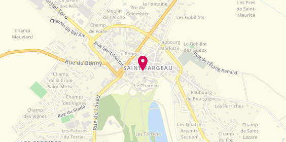 Plan de Gan Assurances Saint-Fargeau, 6 Rue des Lions, 89170 Saint-Fargeau