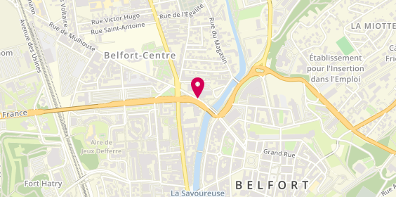 Plan de Allianz Assurance BELFORT - PERNICENI & BLANCO, 2 Bis Rue Georges Clemenceau, 90000 Belfort
