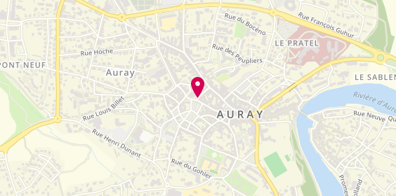Plan de Agence d'Auray, 40 Rue du Lait, 56400 Auray