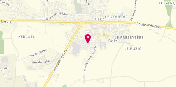 Plan de Agence de Belz, 5 Rue du Couvent, 56550 Belz