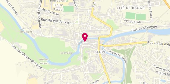 Plan de Allianz Assurance SEGRE - BOURGEAIS & FORTIN, 44 Rue Victor Hugo, 49500 Segré-en-Anjou Bleu