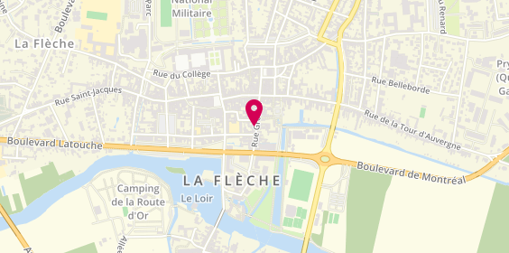 Plan de MAAF Assurances LA FLECHE, 34 Rue Grollier, 72200 La Flèche