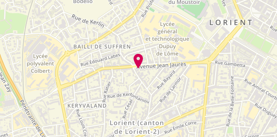 Plan de Swisslife, 66 avenue Jean Jaurès, 56100 Lorient