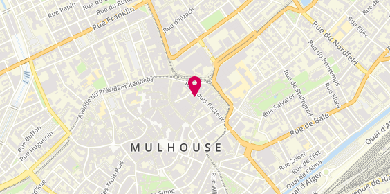 Plan de AESIO mutuelle, 15 Rue Louis Pasteur, 68100 Mulhouse