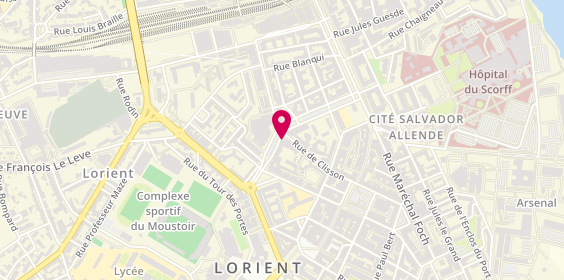 Plan de Matmut, 7 Bis Boulevard Maréchal Joffre, 56100 Lorient