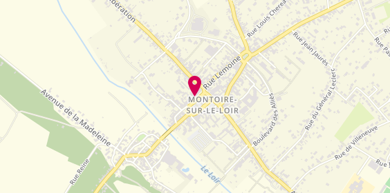 Plan de Groupama, 39 place Clémenceau, 41800 Montoire-sur-le-Loir