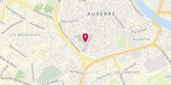 Plan de Radiance Humanis, 48 Rue du Temple, 89000 Auxerre