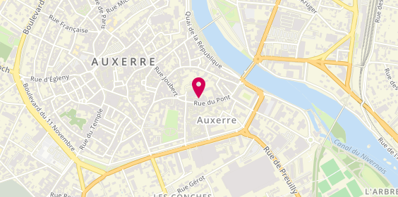 Plan de La Mutuelle Générale - Section 89, 43 Rue du Pont, 89000 Auxerre