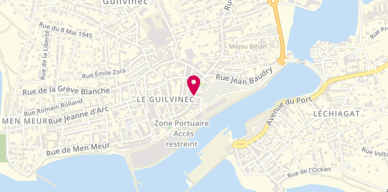 Plan de Caisse d'épargne Bretagne-Pays de Loire, 15 Rue de la Marine, 29730 Guilvinec